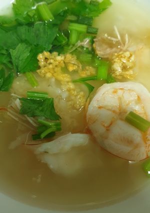 รูปของ ข้าวต้มกุ้งทะเล