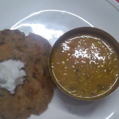Jowar And Coriander Parantha A picture of Jowar And Coriander Parantha.
