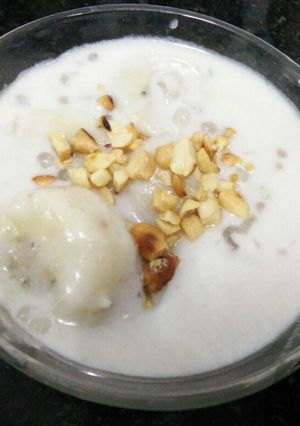 Hình của món Chè chuối.