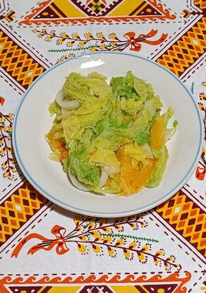 Narancsos kelkáposzta-saláta recept fotója
