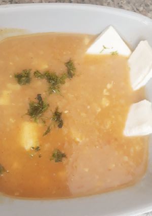 Una foto de Crema de papa