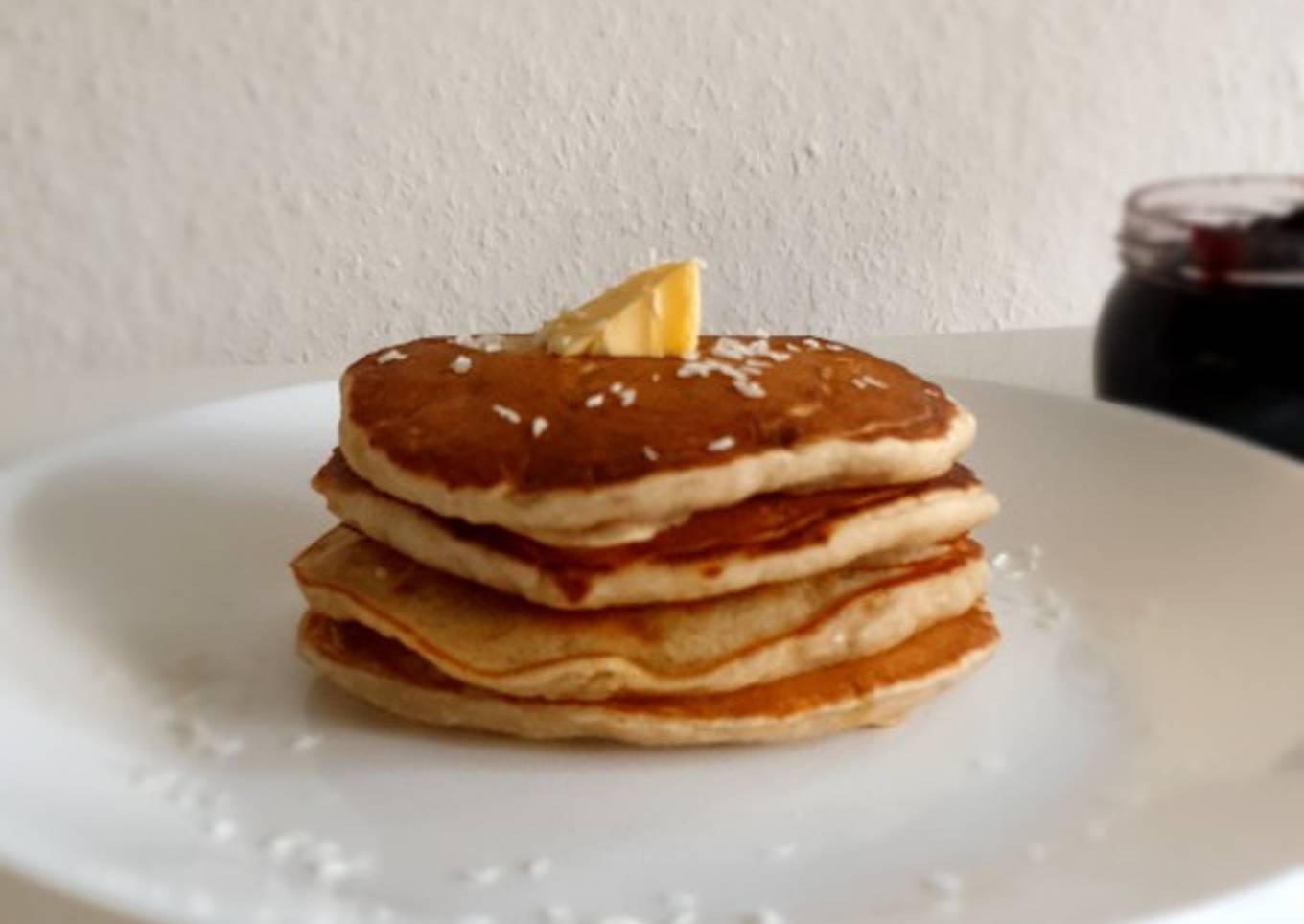 Banana pancake (no milk/ no egg) with sourdough starter discard