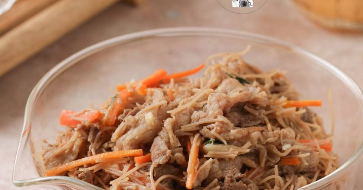 Resep Japchae Beef Korean Noodle Oleh Cutzamania - Cookpad