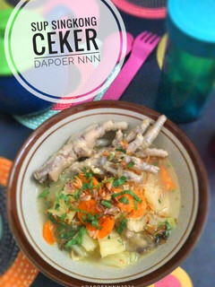 Foto resep Sop Singkong ceker