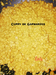 Una foto de Curry de Garbanzos