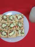Cream crackers canapés
