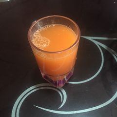 A picture of Pineapple & carrot juice🥕🍍.