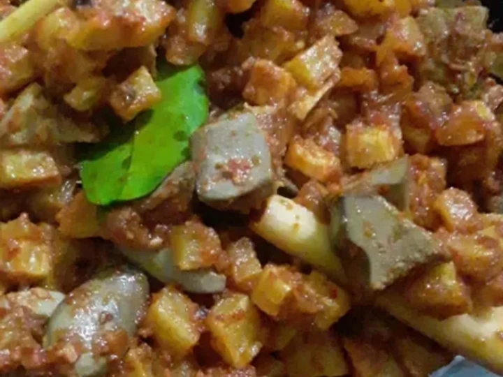 Cara Gampang Membikin Resep #5 Sambal Goreng Kentang Ati yang  Bikin Ketagihan Anti Ribet, Mantap