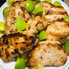 A picture of Grilled Jalapeño Lime Pork Chops.