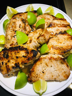 A picture of Grilled Jalapeño Lime Pork Chops.