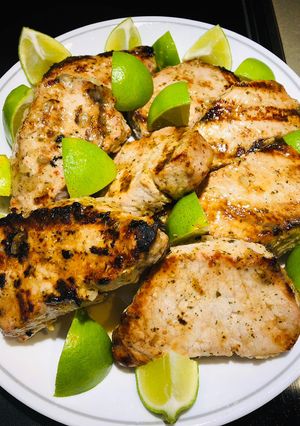 A picture of Grilled Jalapeño Lime Pork Chops.