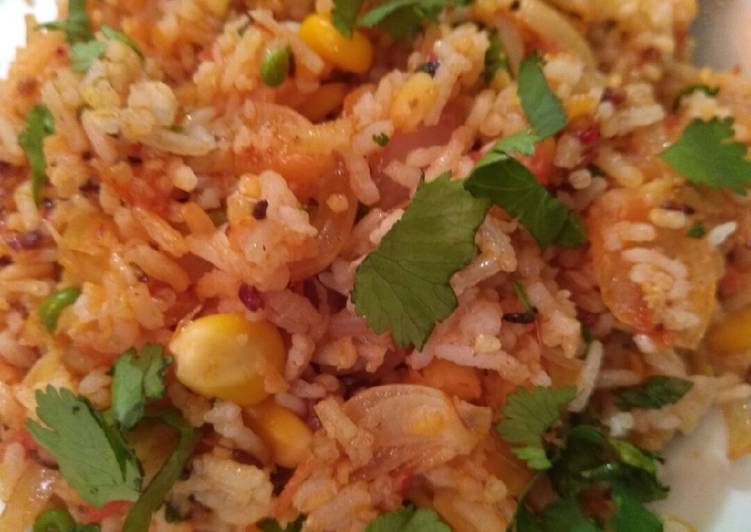 Steps to Prepare Favorite Schezwan Rice