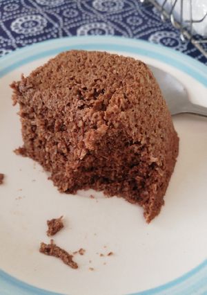 Una foto de Queque de chocolate Grez en microondas
