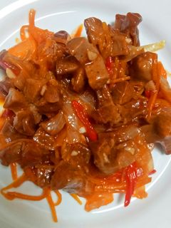 Foto resep Sosis Pedas Asam Manis