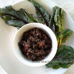 A picture of Beet Green Saag.