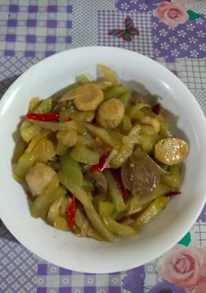 Foto resep 422. Tumis Labu Siam Bakso