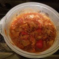 A picture of I like cabbage rolls, don't like the work.
