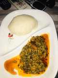 Tuwo semo and egusi soup