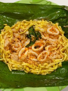 Foto resep Nasi Bakar Cumi Simple