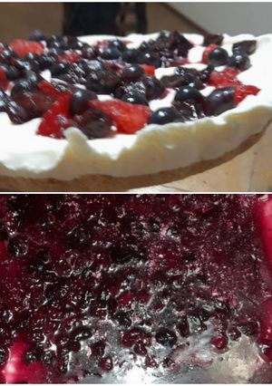 Una foto de Cheesecake de frutos rojos