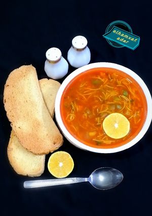عکسی از دستور سوپ شلغم و لبو با زنجبیل