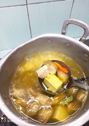 Foto resep Menu diet : asem asem ayam tahu