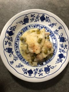 Una foto de Merluza con salsa verde