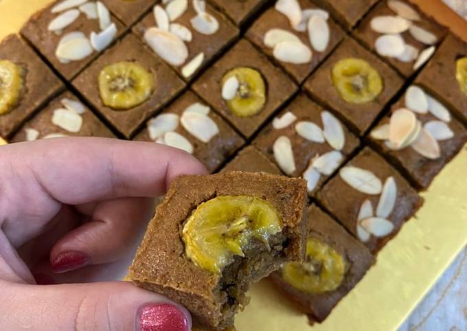 Resep Moist Brownies Banana almonds yang Menggugah Selera