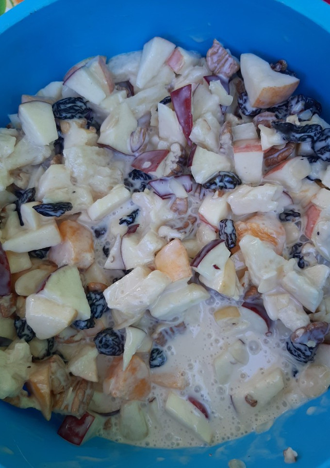 Una foto de Ensalada de manzana, muy fácil