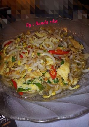 Foto resep Tumis Toge orak arik Telur