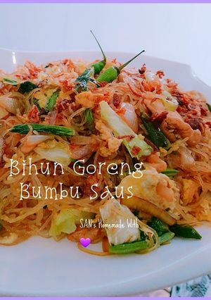 Foto resep Bihun Goreng Bumbu Saus (Simple, no ulek)