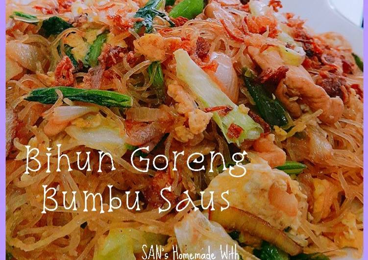 Bihun Goreng Bumbu Saus (Simple, no ulek)
