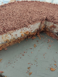 Una foto de Pastel de turrón