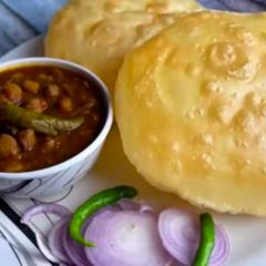 A picture of #LBC Chole Bhature.