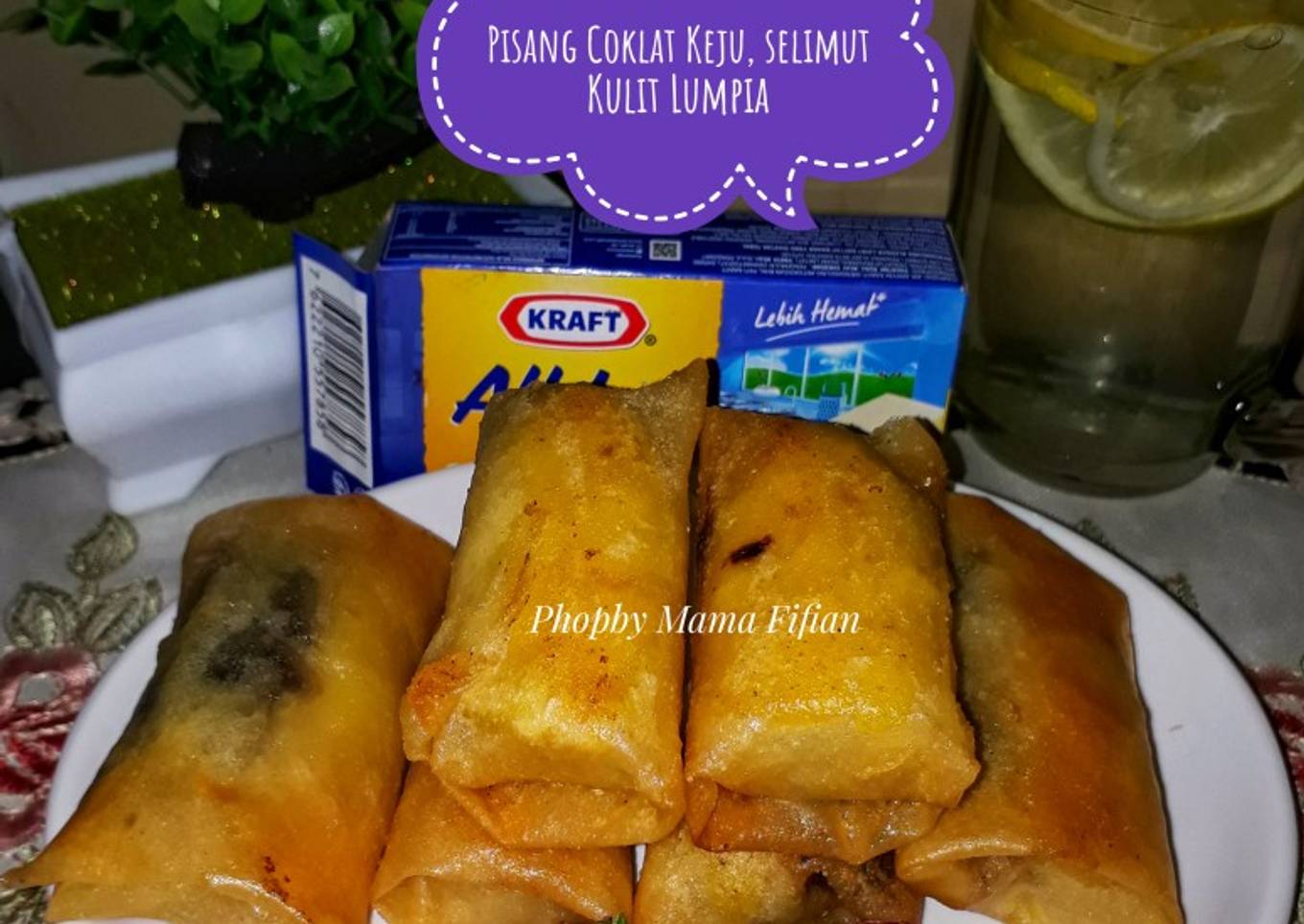 Pisang Coklat Keju Selimut Kulit Lumpia