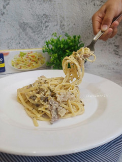 Foto resep Classic Fettucini Carbonara