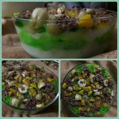 Banana Fruit Custard🍌🥭 A picture of Banana Fruit Custard🍌🥭.