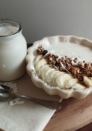 Una foto de Yogur casero en panificadora 🥛