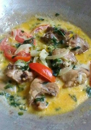 Foto resep Ayam keju susu bayam (semacam tuscan chicken tanpa cream)