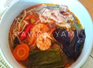 Foto resep Tomyam isi daging dan udang