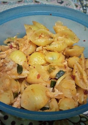 A picture of Masala Pasta.