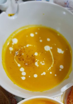 รูปของ Pumpkin soup ซุปฟักทอง