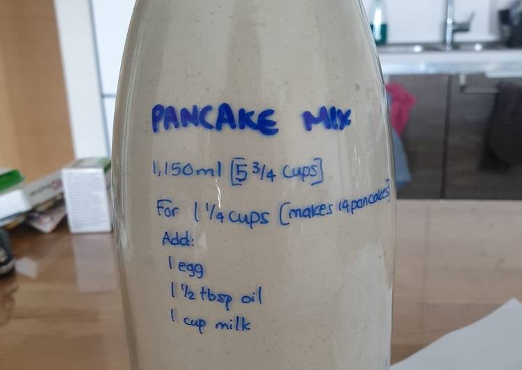 How to Prepare Homemade Pancake mix