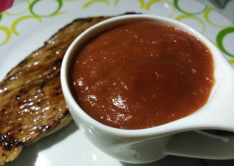Salsa de ciruelas rojas