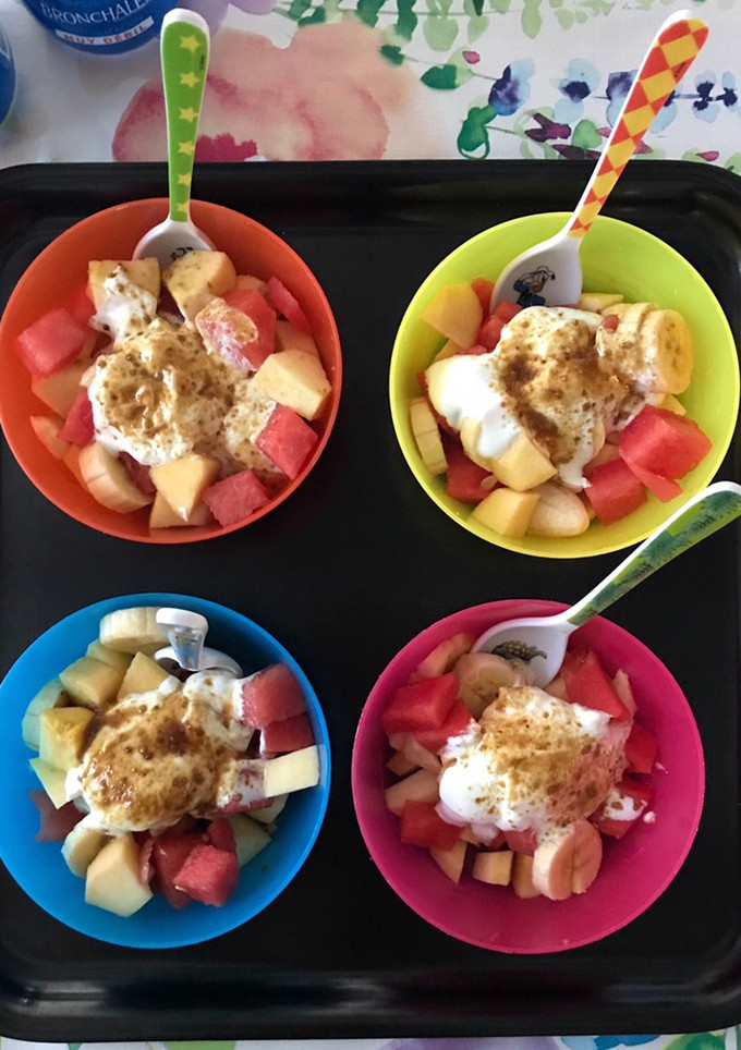Una foto de Tutti frutti con yogurt griego