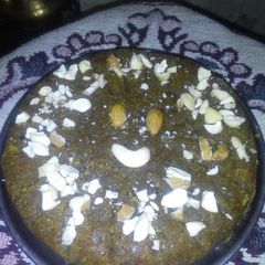 Moong Dal Sheera A picture of Moong Dal Sheera.