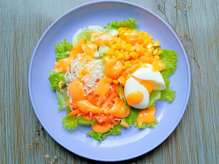 Cara Mudah Membuat Resep  Salad Sayur Simple yang Enak, Lezat