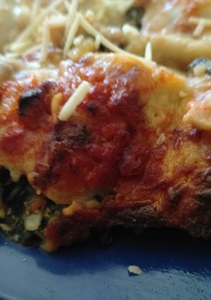 Una foto de Canelones veganos de espinaca versión 2026