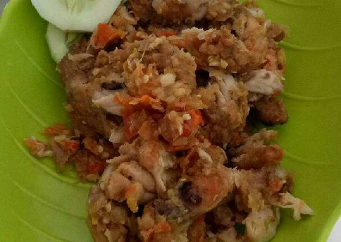 Ayam geprek setan