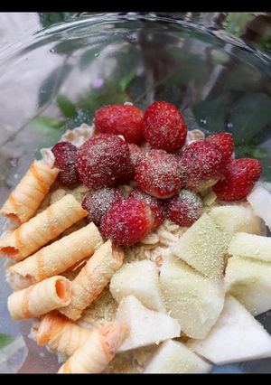 Foto resep Oatmeal stroberi